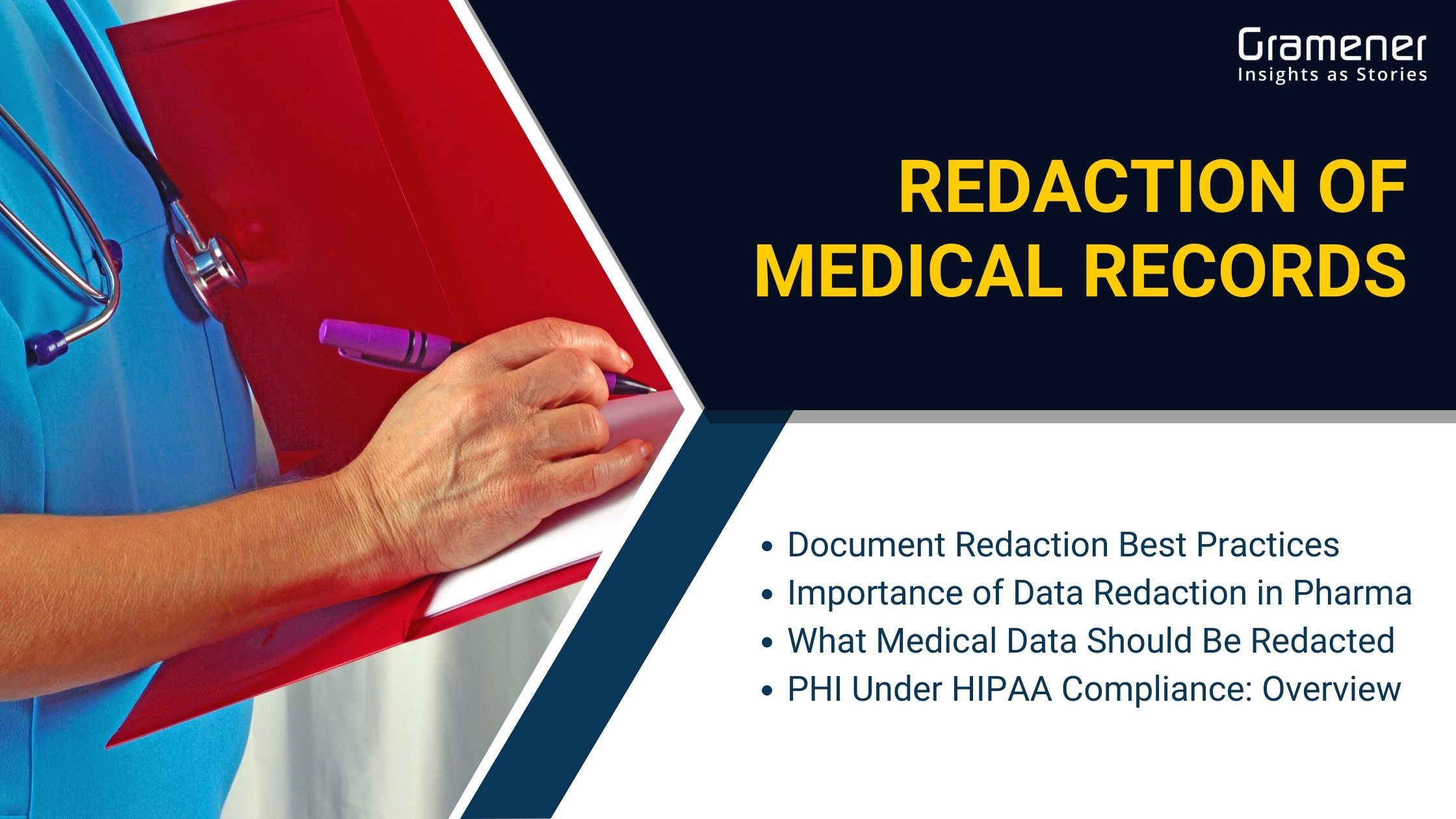 Redaction of Medical Records How to Do it for Clinical Trial Documents